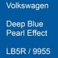 Preview: Volkswagen, Deep Blue Pearl Effect, LB5R / 9955.